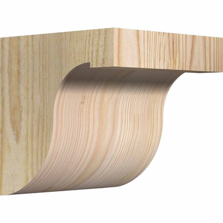 Ekena Millwork Del Monte Rough Sawn Corbel, Douglas Fir, 6"W x 6"D x 6"H COR06X06X06DEL00RDF